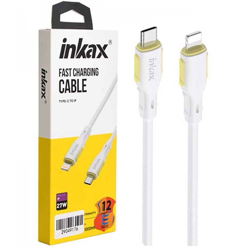 کابل شارژ 27 وات آیفون Type-C TO Lightning اینکاکس inkax CB-59