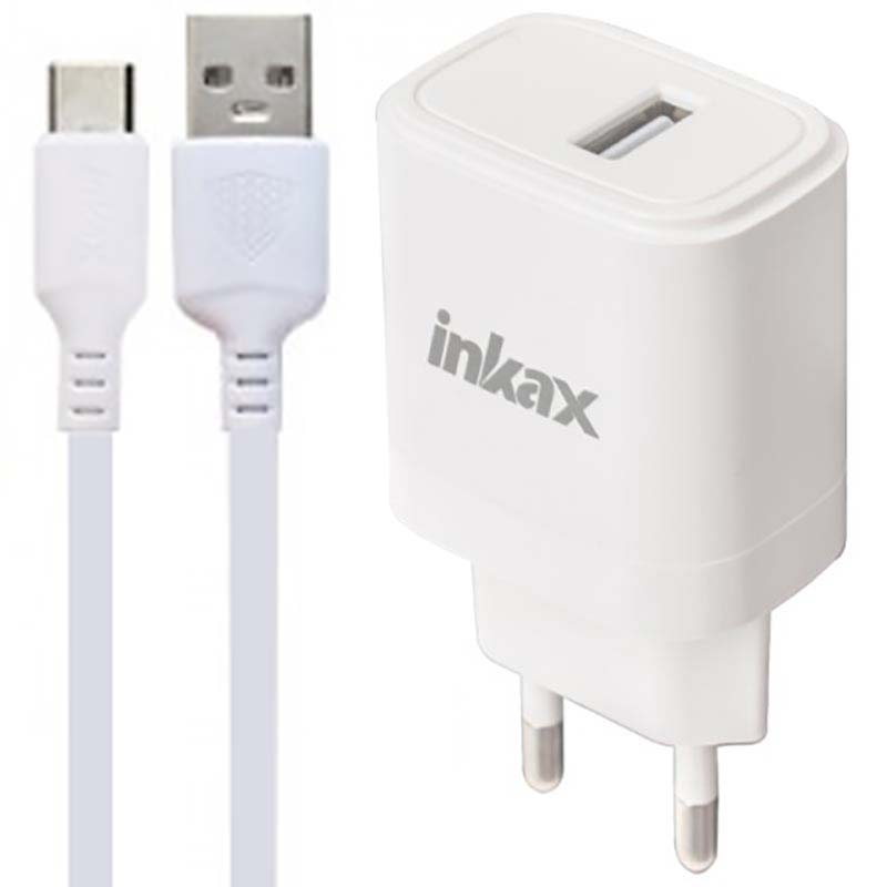 کلگی شارژر 10.5 وات + کابل تایپ سی اینکاکس inkax Y29