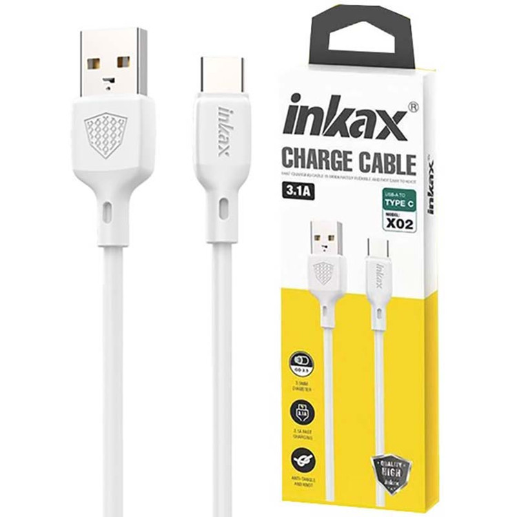 کابل شارژ تایپ سی Type-C اینکاکس inkax X02