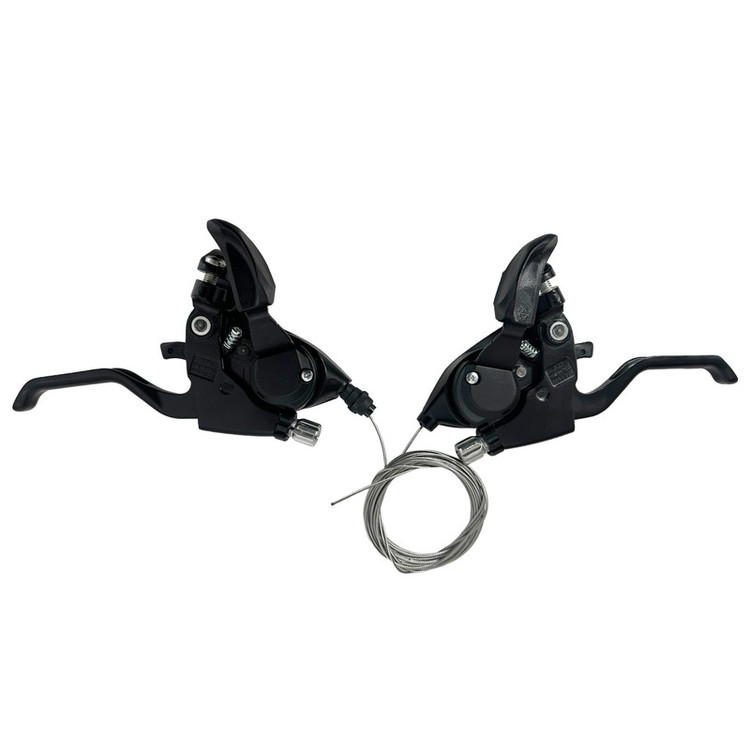 دسته دنده کلاجدار دوچرخه شیمانو مدل 7-3 سرعته ST-EF500 خفاشی بسته 2 عددی