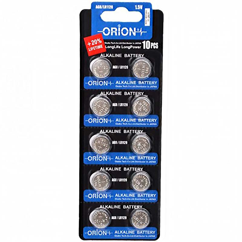 باتری سکه ای آلکالاین اوریون ORION Alkaline LR1120 AG8 یک عددی