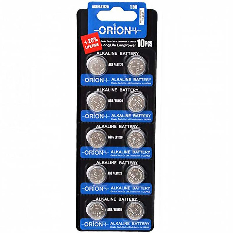 باتری سکه ای آلکالاین اوریون ORION Alkaline LR1120 AG8 یک عددی