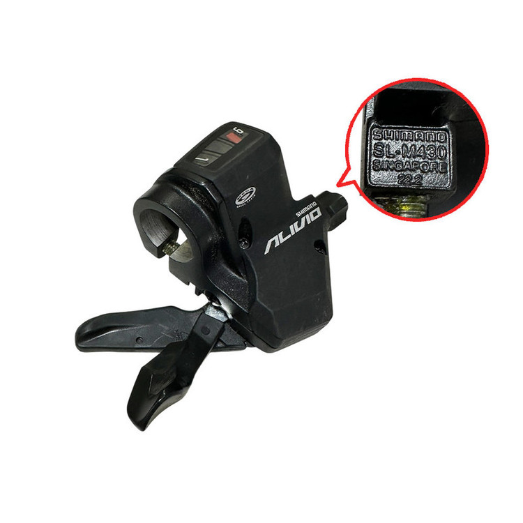 دسته دنده دوچرخه شیمانو مدل شیفتر ALIVIO SL-M430 مناسب برای سایز 24-29 بسته 2 عددی
