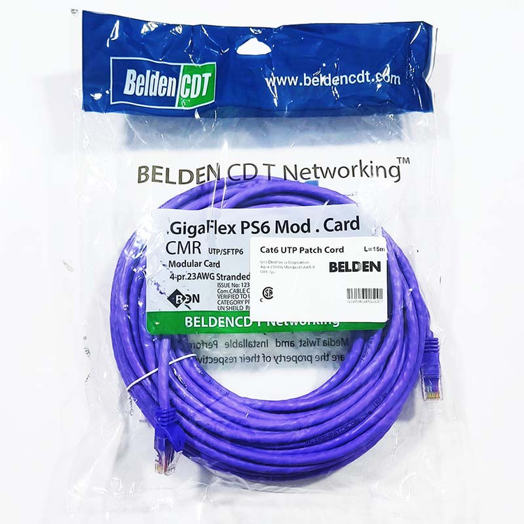 کابل شبکه 15 متری CAT6 بلدن BELDEN