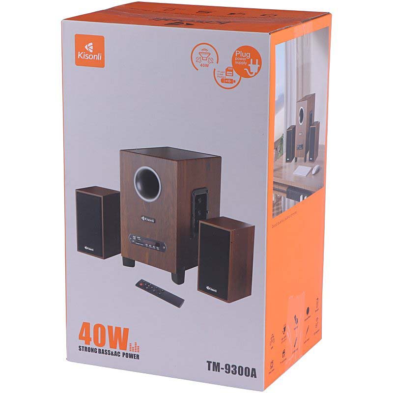 اسپیکر 3 تکه برقی بلوتوثی کیسونلی Kisonli TM-9300A