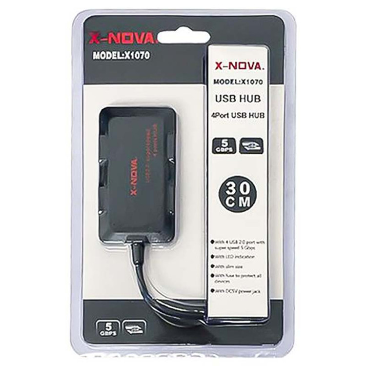 هاب 4 پورت USB2 ایکس نووا X-Nova X1070