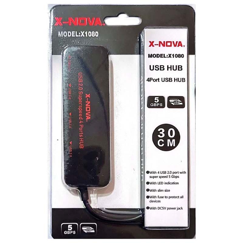 هاب 4 پورت USB2 ایکس نووا X-Nova X1080