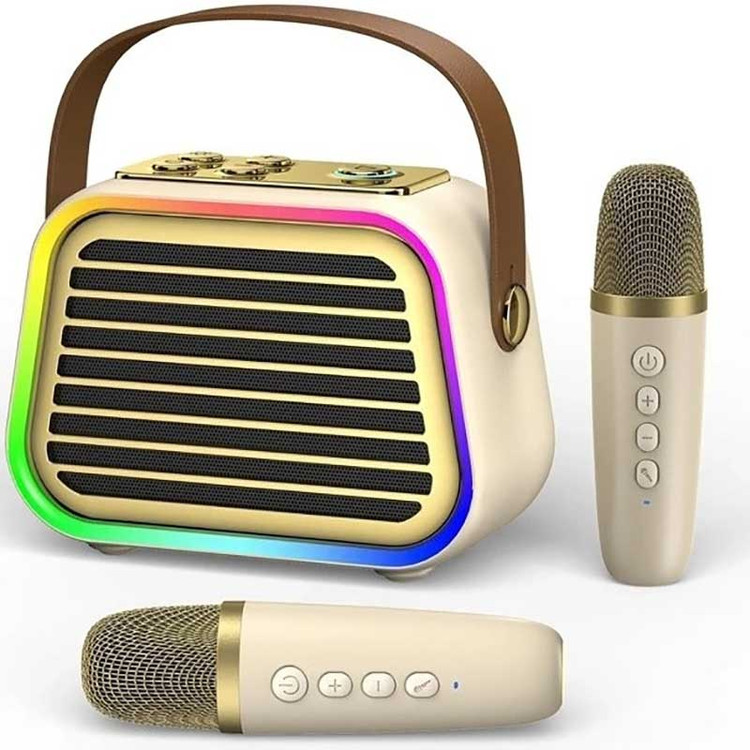 اسپیکر بلوتوثی و شارژی + 2 میکروفون آئولا AULA K20