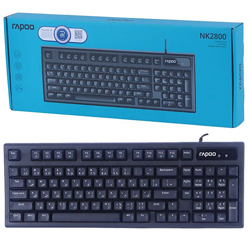 کیبورد سیمی رپو Rapoo NK2800