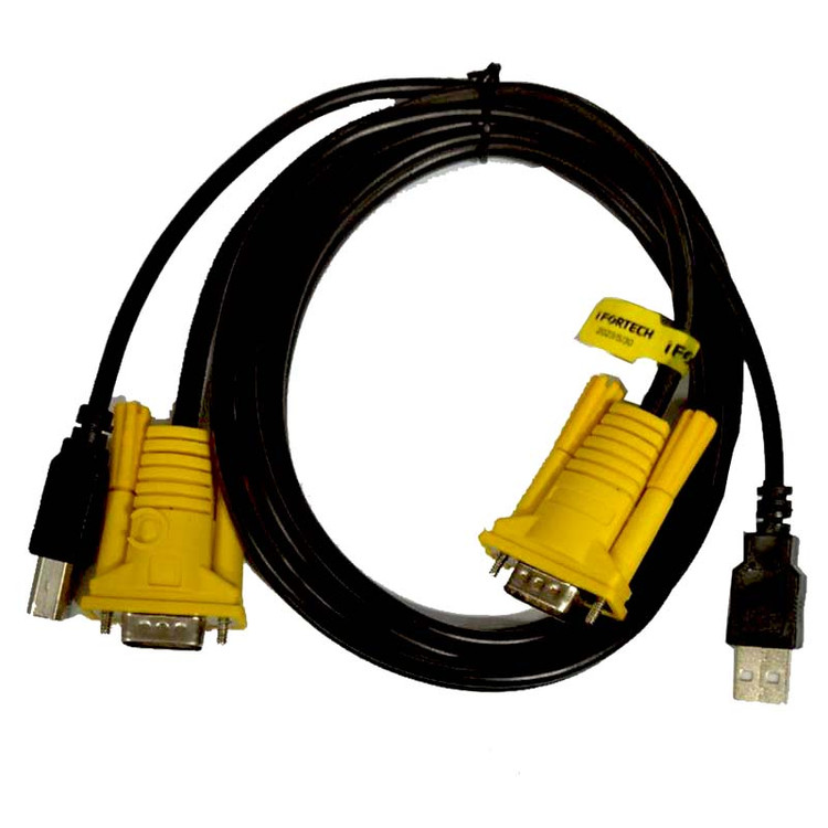 کابل 1.5 متری KVM USB آی فورتک IFORTECH