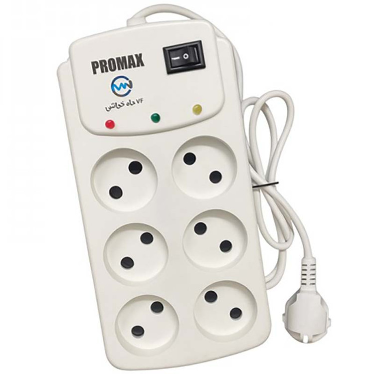 محافظ برق 6 خانه 3 متری پرومکس PROMAX P1