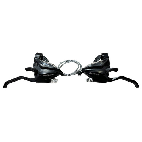 دسته دنده کلاچدار دوچرخه مدل 21 سرعته KING BIKE CEZAR 3x7 خفاشی با روکش بسته 2 عددی