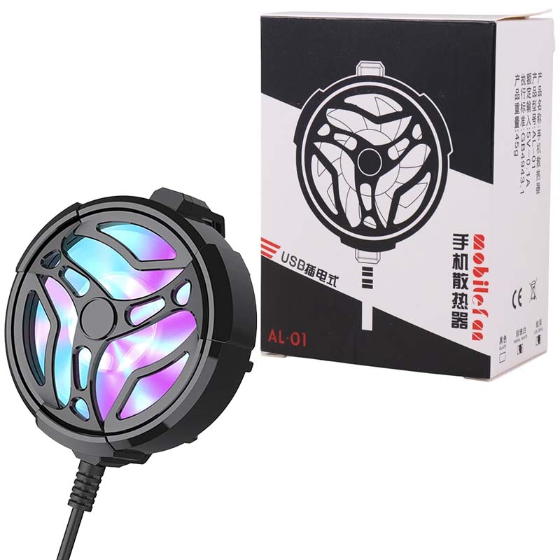 فن خنک کننده موبایل RGB دار AL-01