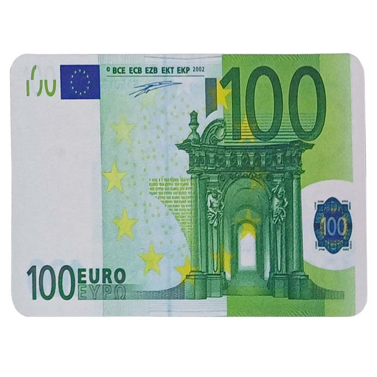 پد ماوس 20*28 سانتی طرح 100 یورویی