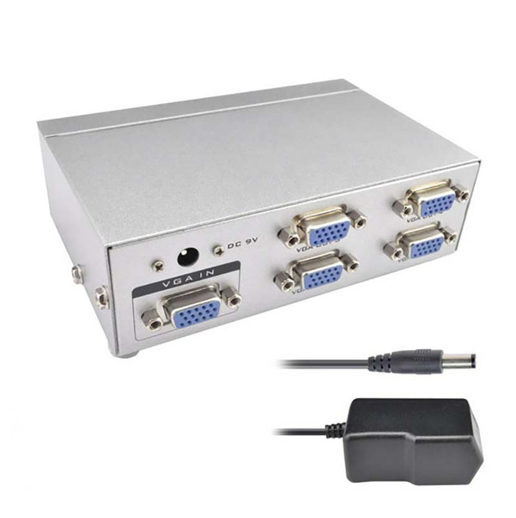 اسپلیتر 4 پورت VGA + آداپتور