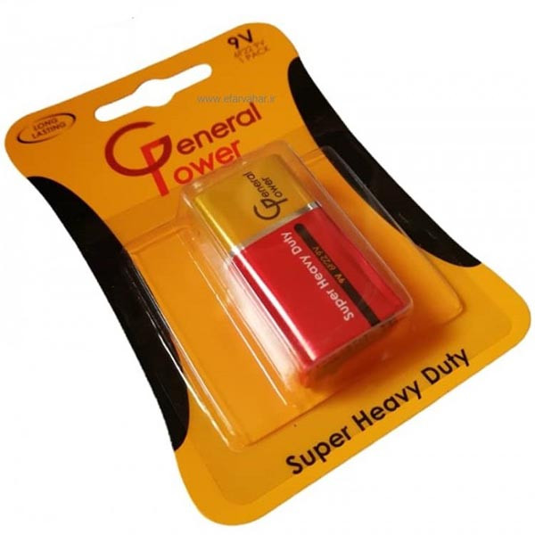 باتری کتابی 9 ولت جنرال پاور General Power