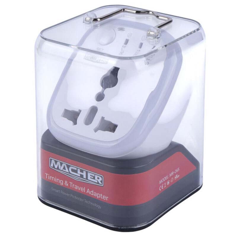 تبدیل 3 به 2 برق تایمر دار مچر MACHER MR-265