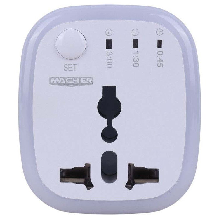 تبدیل 3 به 2 برق تایمر دار مچر MACHER MR-265