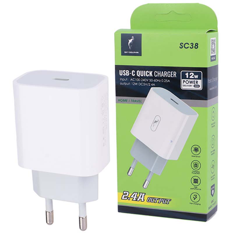 کلگی شارژر 12 وات PD اسکای دلفین Sky Dolphin SC38