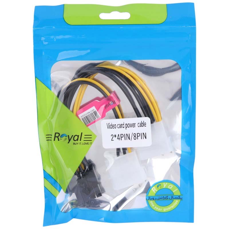 تبدیل برق Dual IDE به 8 پین گرافیک رویال Royal