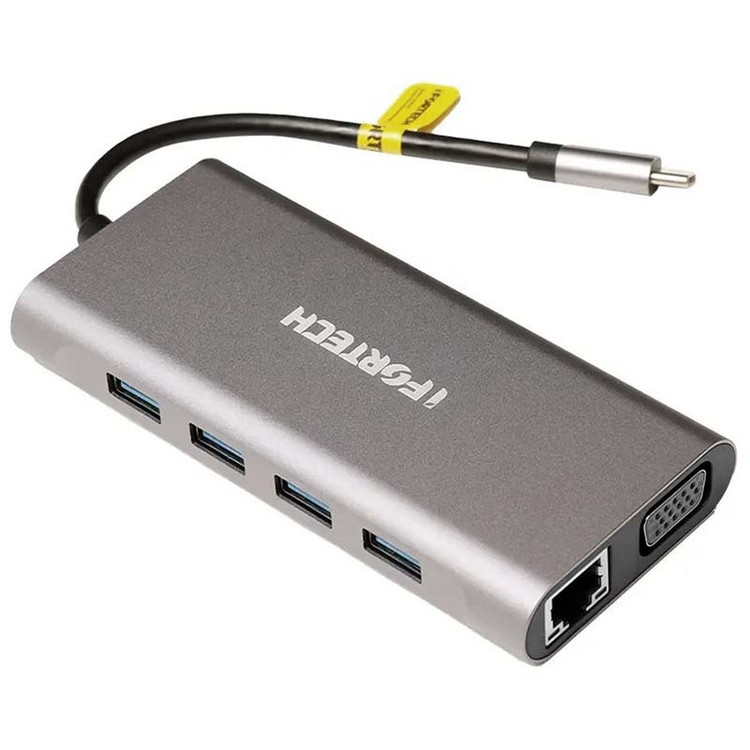 هاب و تبدیل Type-C TO HDMI 11 IN 1 آی فورتک IFORTECH