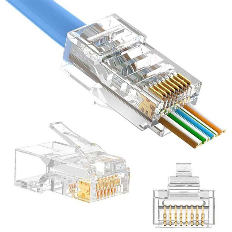 سوکت شبکه CAT6 میان گذر EPG