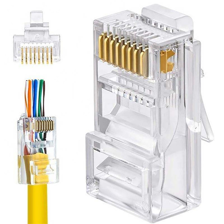 سوکت شبکه CAT6 میان گذر EPG