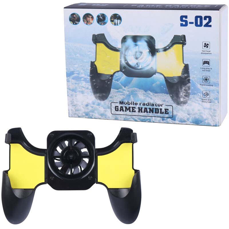 دسته بازی PubG پابجی فن دار شارژی S-02