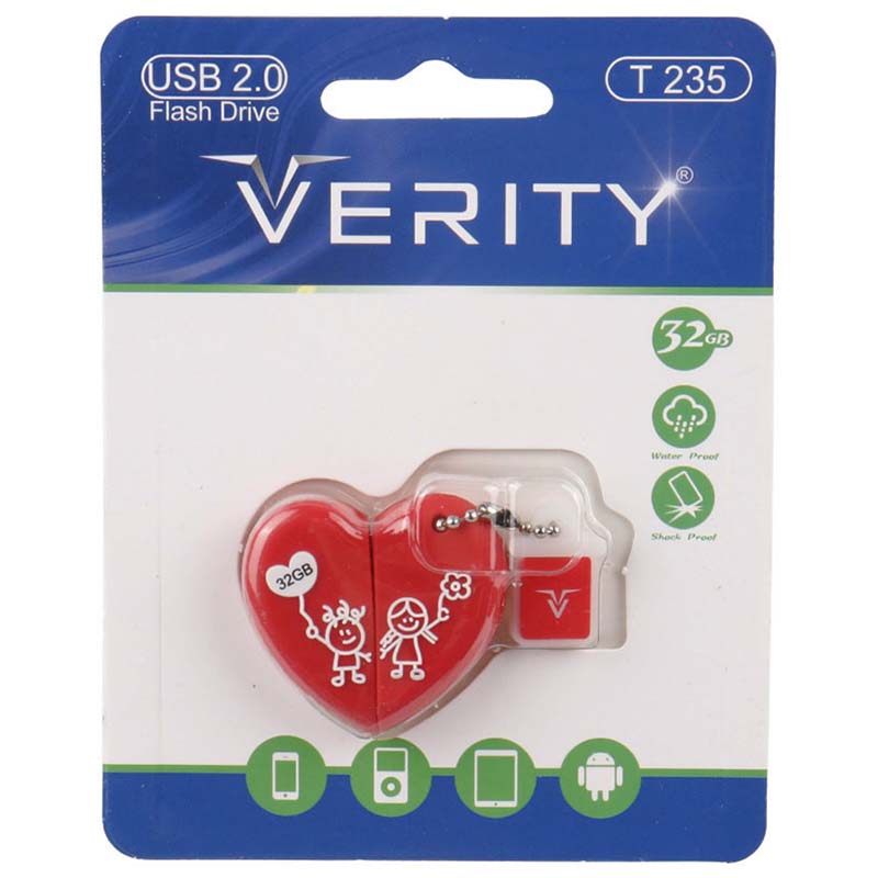 فلش 32 گیگ طرح قلب VERITY T235