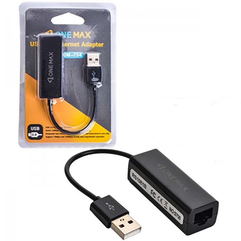 تبدیل USB To LAN وان مکس ONE MAX OM-154