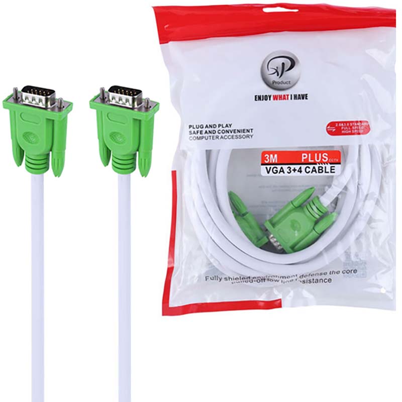 کابل 3 متری VGA 3+4 ایکس پی پلاس XP Plus