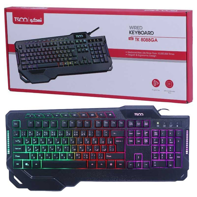 کیبورد گیمینگ تسکو TSCO TK 8088GA