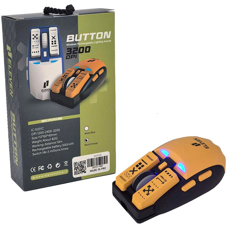 ماوس بی سیم گیمینگ شارژی Multi Mode الون ELEVEN BUTTON
