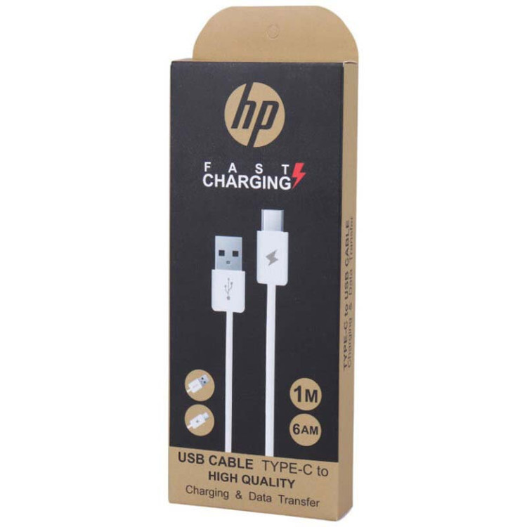 کابل شارژ تایپ سی Type-C اچ پی HP 6AM