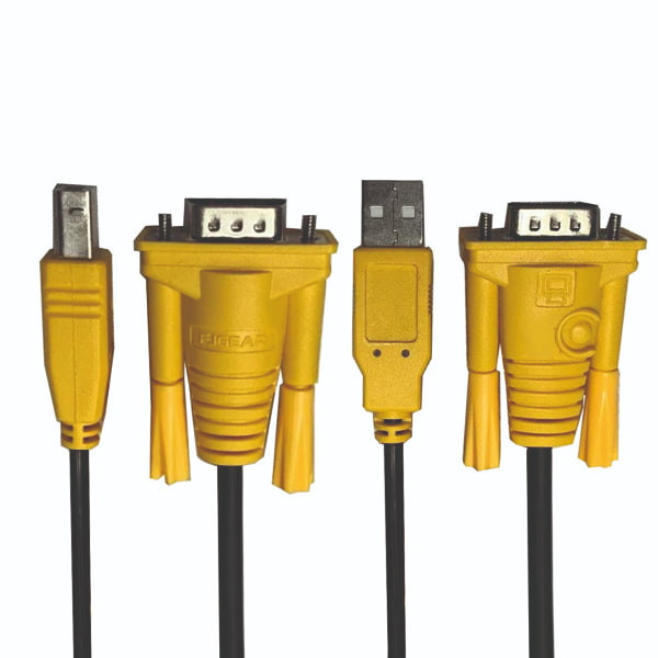 کابل کی وی ام 1.5 متری KVM USB دی تک DTECH