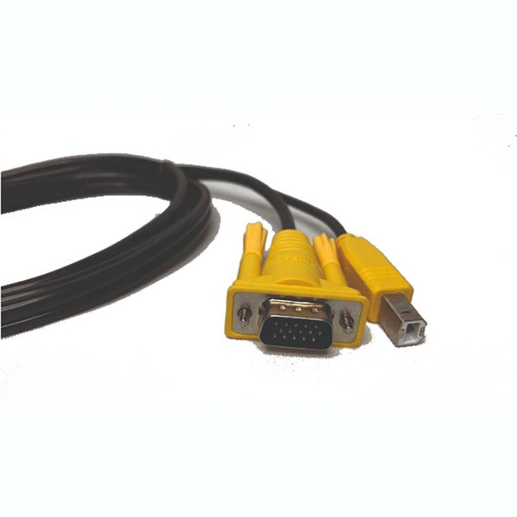 کابل کی وی ام 1.5 متری KVM USB دی تک DTECH