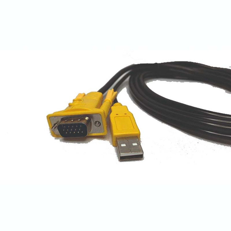 کابل کی وی ام 1.5 متری KVM USB دی تک DTECH