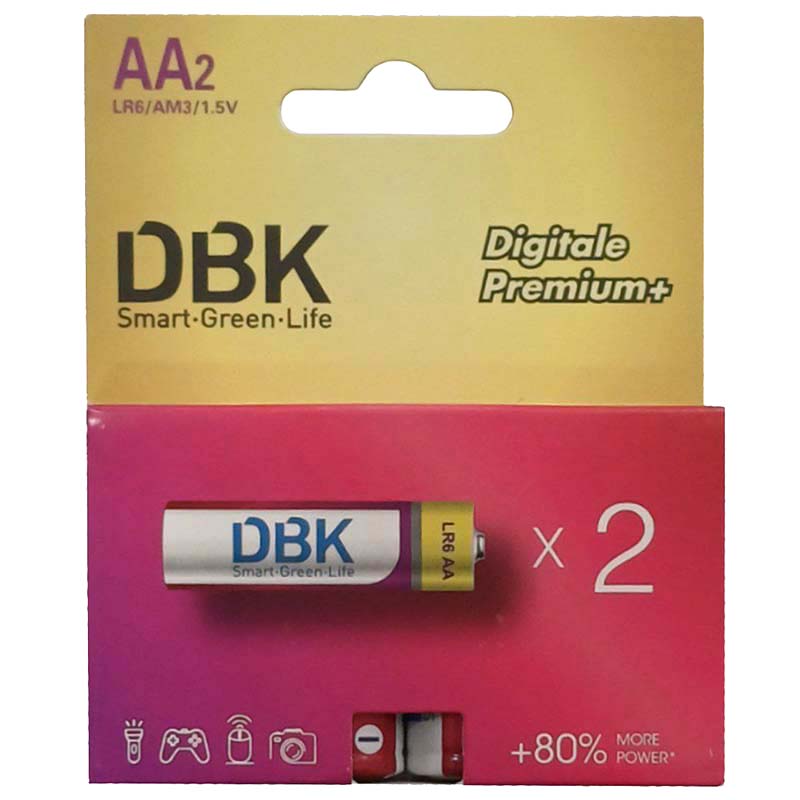 باتری قلمی Digital Premium دی بی کی DBK بسته 2 عددی
