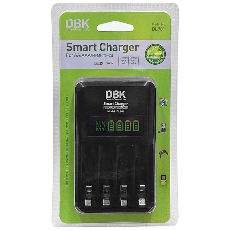 شارژر باتری 4 عددی دی بی کی DBK DL901