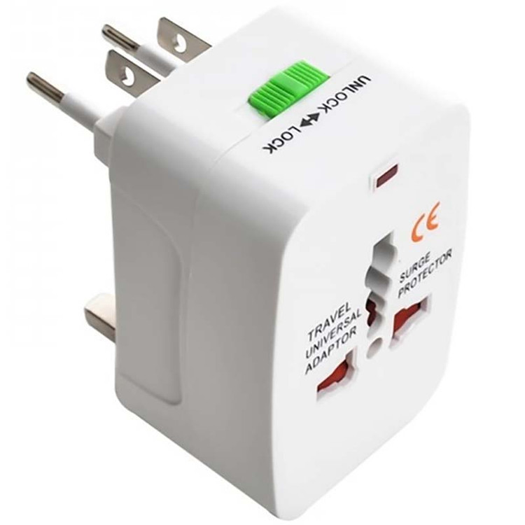 تبدیل برق 3 به 2 همه کاره + 2 پورت USB مدل SH-207