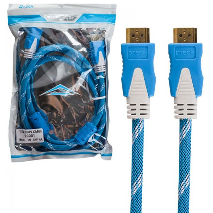 کابل HDMI کنفی 1.5 متری دی تک D-TECH