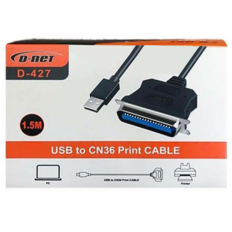 تبدیل USB به پارالل نری دی نت D-NET D-427
