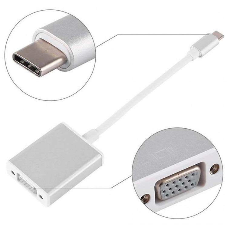 تبدیل Type-C TO VGA رویال Royal RC-4010