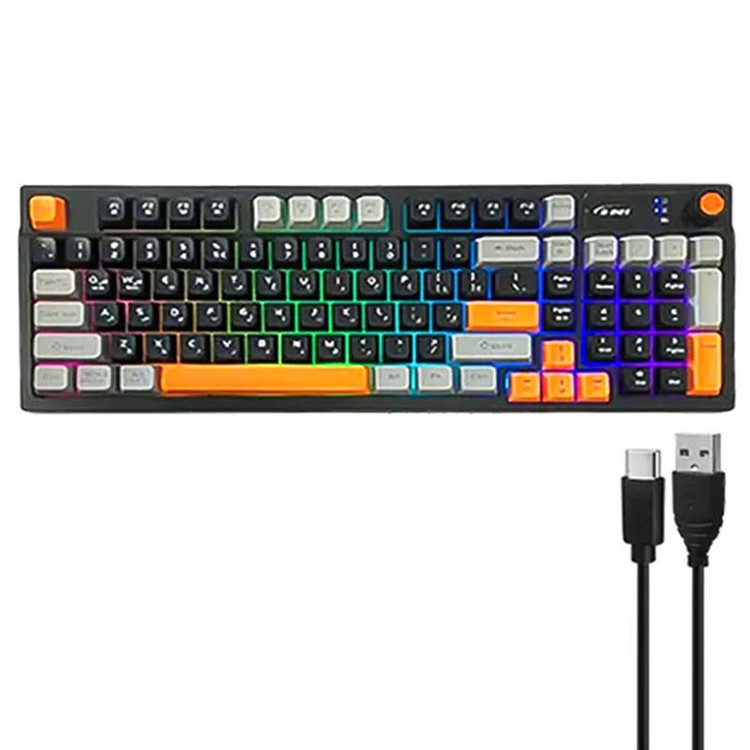 کیبورد گیمینگ RGB دار دی نت D-NET DT-984