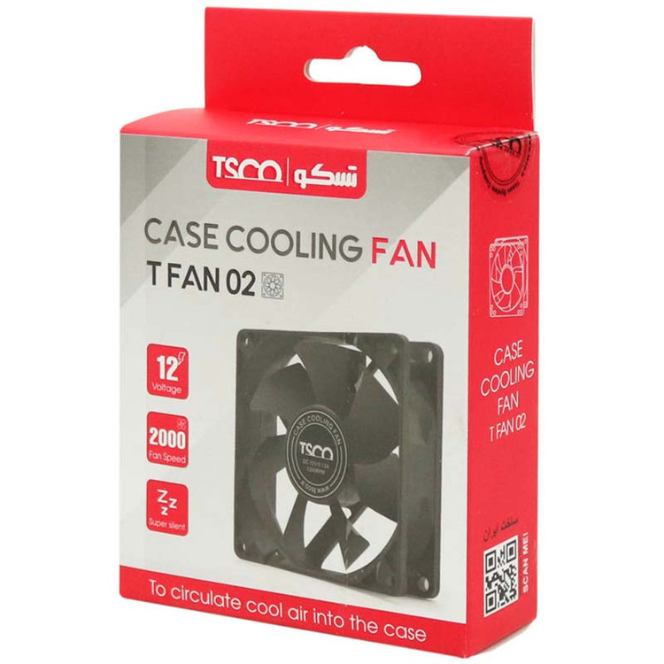 فن کیس 8*8 سانتی متری تسکو TSCO TFAN02