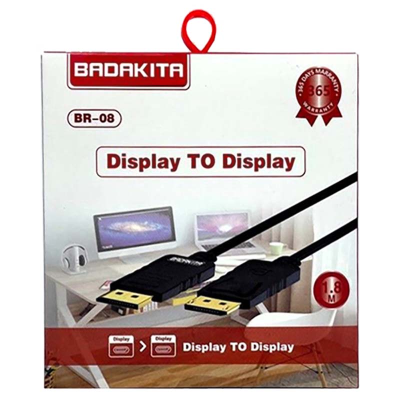 کابل 1.8 متری Display To Display باداکیتا BADAKITA BR-08