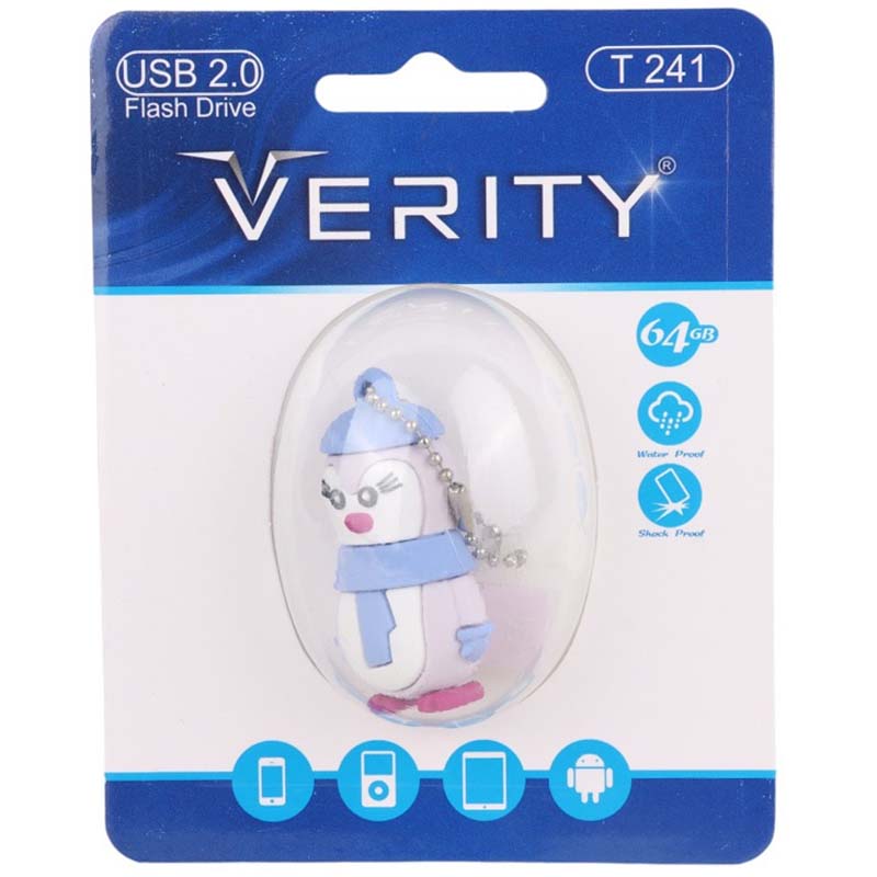 فلش 64 گیگ طرح پنگوئن VERITY T241