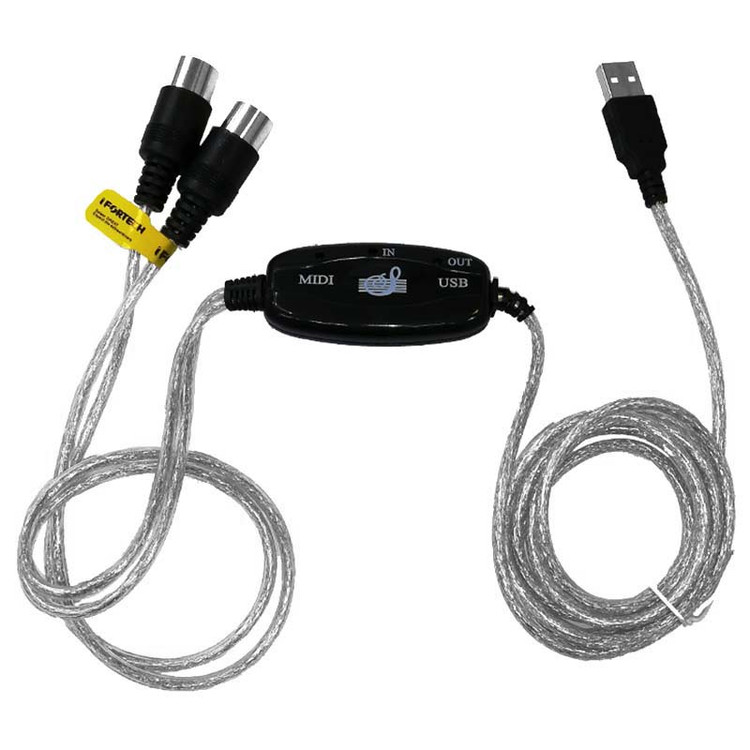 کابل تبدیل USB TO MIDI شیلد دار