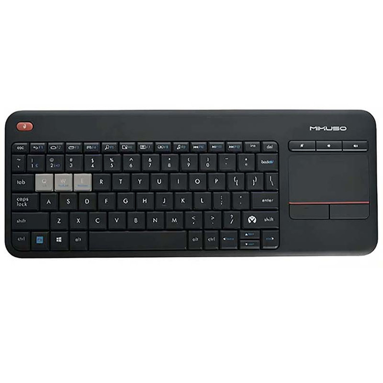 کیبورد + ماوس تاچ پد بی سیم میکوسو Mikuso KB-BW06