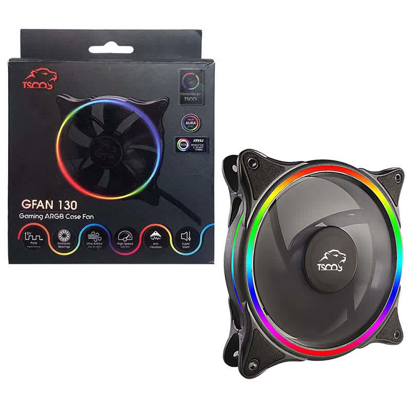 فن کیس 12*12 سانتی متری ARGB دار تسکو TSCO GFAN 130